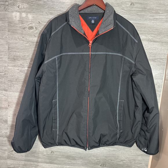 TOMMY HILFIGER Jacket Water & Wind Resistant Zip Up Coat Puffer Lined Size XL - Picture 1 of 15